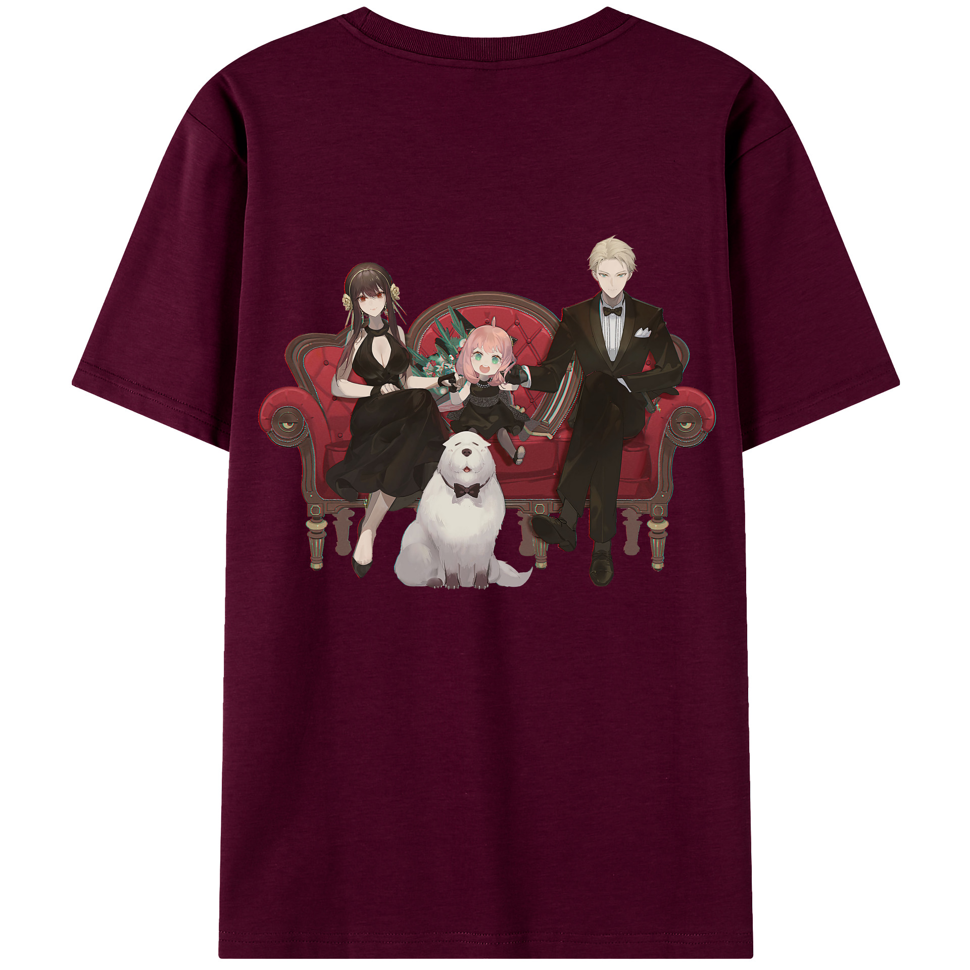 （画像用） SPY×FAMILY间谍家家酒 レディース半袖Tシャツ(バックプリント)